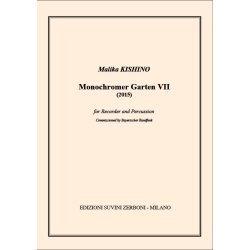 Monochromer Garten VII : for Recorder and Percussion