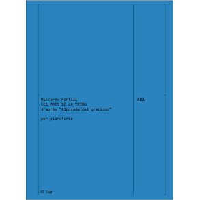 Les mots de la tribu : per pianoforte