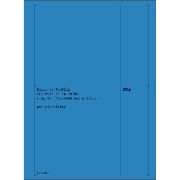 Les mots de la tribu : per pianoforte