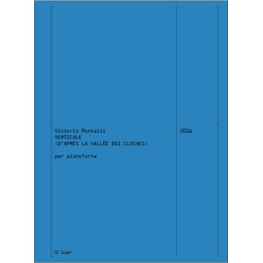 Verticale : per pianoforte