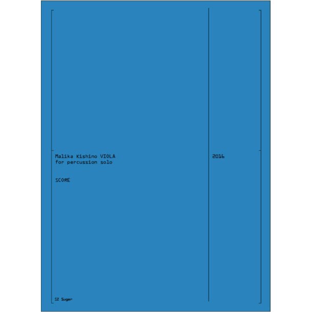 VIOLA : for percussion solo