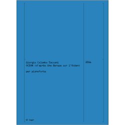 OCEAN (d'apr&egrave;s Une Barque sur l'Oc&eacute;an) : per pianoforte