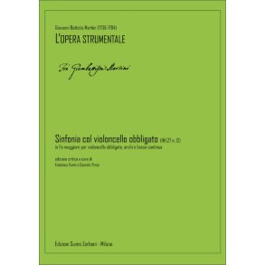 Sinfonia col violoncello obbligato (HH.27 n. 12) : per violoncello obbligato, archi e basso continuo