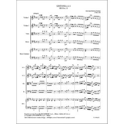 Sinfonia a 4 (HH.30 n. 10) : in Re maggiore per archi e basso continuo