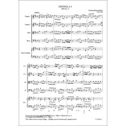Sinfonia a 4 (HH.30 n. 9) : in Re magg. per archi e basso continuo
