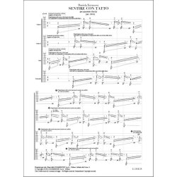 Sentire con tatto : per quartetto d'archi (2017,rev.2019)