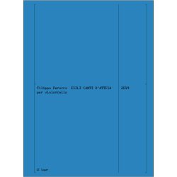 Esili canti d'attesa : per violoncello
