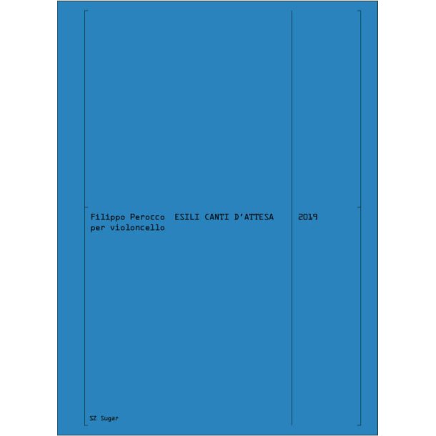 Esili canti d'attesa : per violoncello
