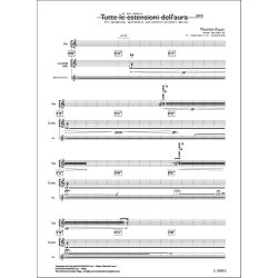 Tutte le Estensioni Dell-Aura : per saxofono, percussioni e dispositivo elettroacustico