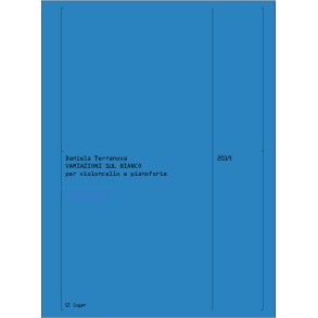 Variazioni sul bianco : per violoncello e pianoforte (2019)