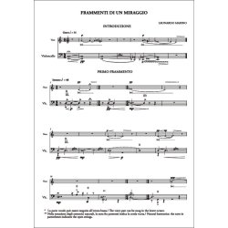 Frammenti di un miraggio : Per Violoncello Solo