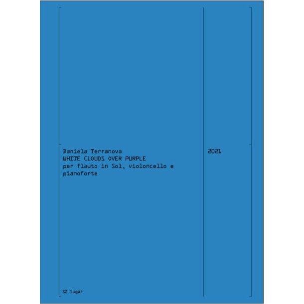 White clouds over purple : per flauto in Sol, violoncello e pianoforte (2021)