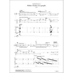 White clouds over purple : per flauto in Sol, violoncello e pianoforte (2021)