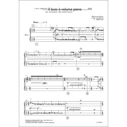 Il buio &egrave; volume pieno : per fisarmonica e live electronics