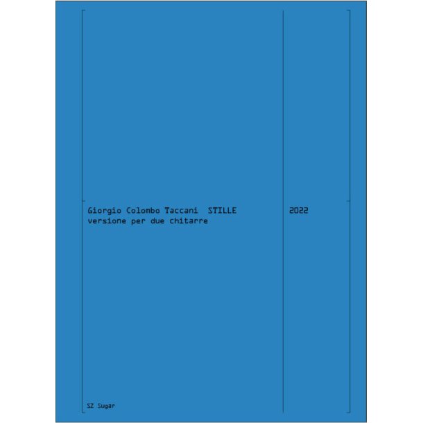 Stille (versione per due chitarre) : versione per due chitarre (2022)