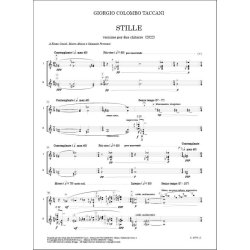 Stille (versione per due chitarre) : versione per due chitarre (2022)