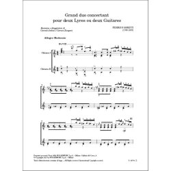 Gran duo concertant : pour deux lyres ou deux guitares