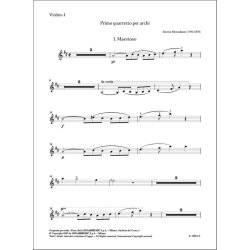Quartetto per Archi N. 1 in re maggiore