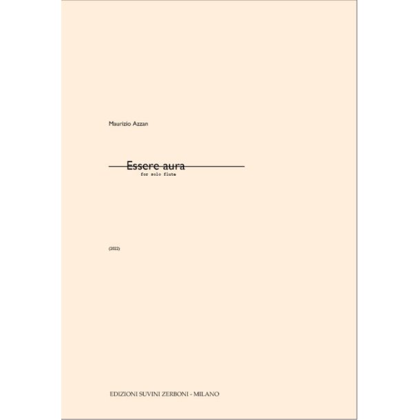 Essere aura : for solo flute