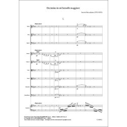 Decimino in mi bemolle maggiore : per flauto, oboe, fagotto, archi e pianoforte