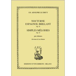 Nocturne Espagnol Brillant Op. 26 : Simple M&eacute;lodies Op. 33 per chitarra