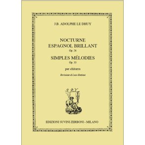 Nocturne Espagnol Brillant Op. 26 : Simple Mélodies Op. 33 per chitarra
