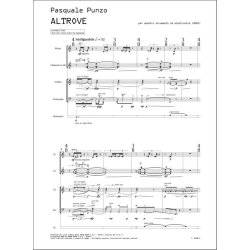 Altrove : per quattro strumenti ed elettronica