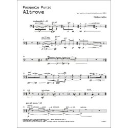 Altrove : per quattro strumenti ed elettronica