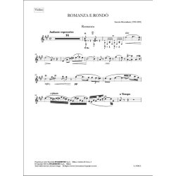 Romanza e Rond&ograve; : per violino e pianoforte