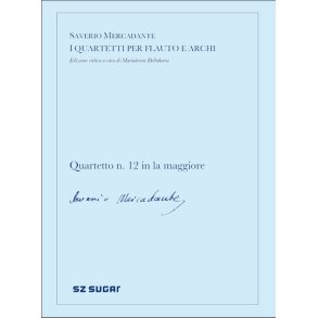 Quartetto n. 12 in la maggiore : in la maggiore per flauto e archi