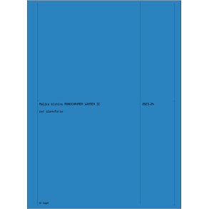 Monochromer Garten IX : per pianoforte