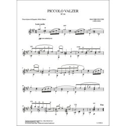 Piccolo valzer (SC 66) : Trascrizione per chitarra di Eugenio Della Chiara