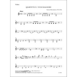 Quartetto n. 7 in do maggiore : in do maggiore per flauto e archi
