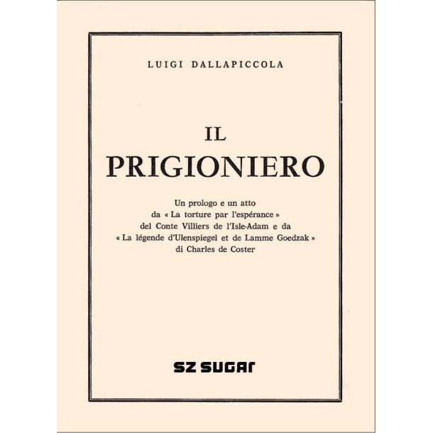 Il Prigioniero : Libretto (italiano)