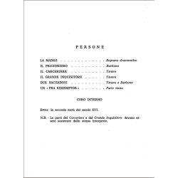 Il Prigioniero : Libretto (italiano)