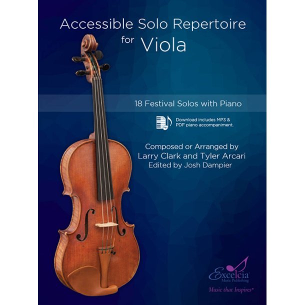 Accessible Solo Repertoire for Viola : 18 Festival Solos with Piano