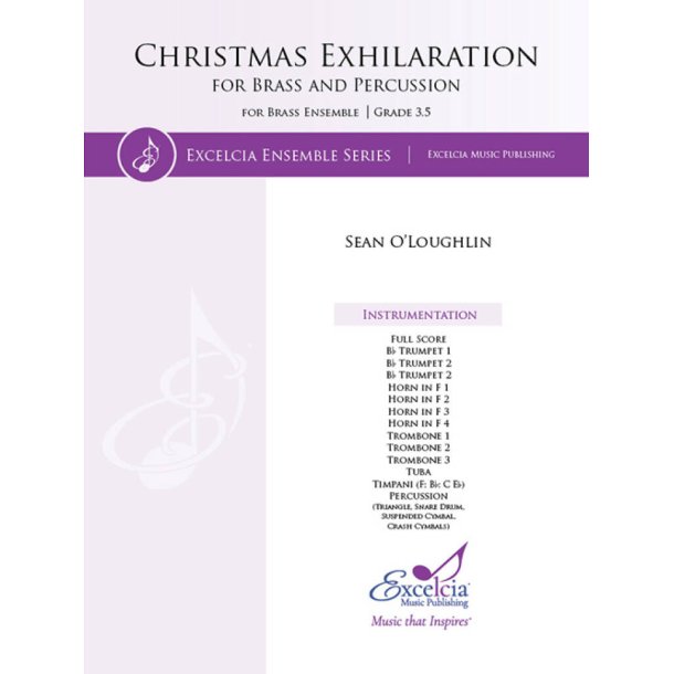 Christmas Exhilaration : For Brass and Percussion