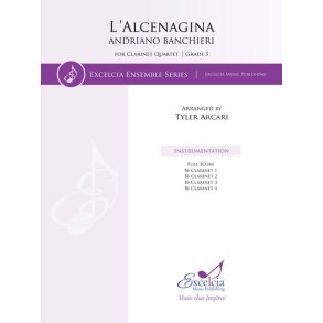 L'Alcenagina : for Clarinet Quartet