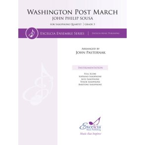 Washington Post March : for Saxophone Quartet