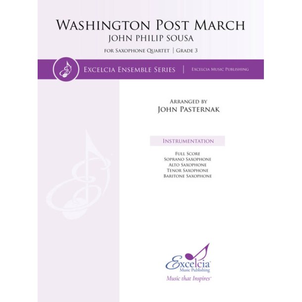 Washington Post March : for Saxophone Quartet