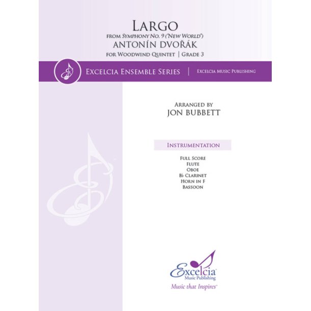 Largo : From Symphony No.9 (New World) for Woodwind Quintet