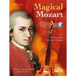 Magical Mozart : 18 famous pieces for violin & piano