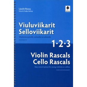 Violin/Cello Rascals - Piano book 1-2-3 : Viulu/Selloviikarit Rascals
