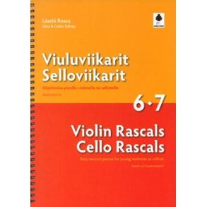 Violin/Cello Rascals - Piano book 6-7 : Viulu/Selloviikarit Rascals