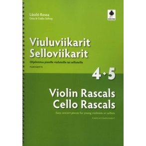 Violin/Cello Rascals - Piano book 4-5 : Viulu/Selloviikarit Rascals
