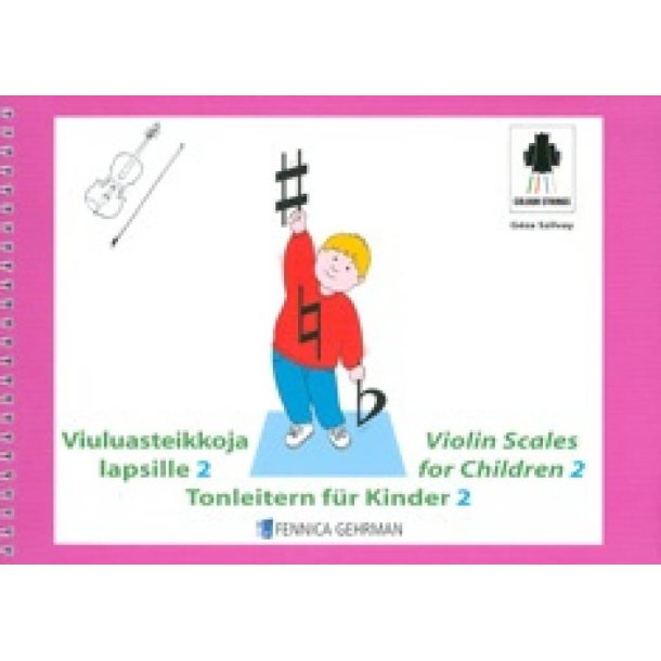Violin Scales for Children 2 - Tutor : Tonleitern f&uuml;r Kinder 2 / Viuluasteikkoja lapsille 2