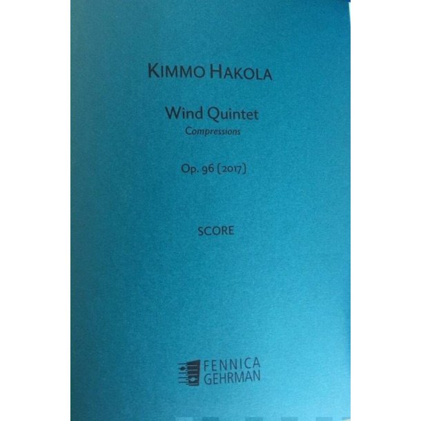 Wind Quintet Op. 96 Compressions