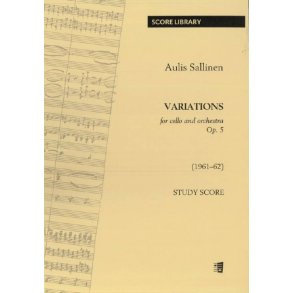 Variations op. 5 : for cello and orchestra (1961-62)