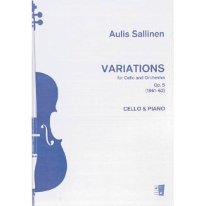 Variations op. 5 : for cello and orchestra (1961-62)