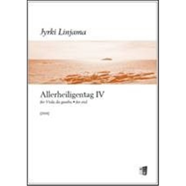 Allerheiligentag IV f&uuml;r Viola da gamba : Allerheiligentag IV for viol